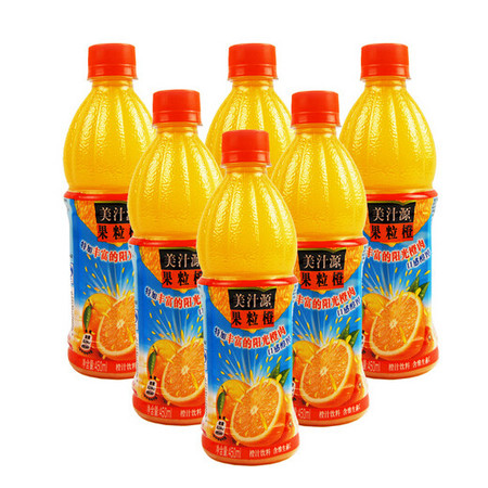 麻陽(yáng)縣扶貧地方館 美汁源果粒橙450ml*24瓶整箱果汁飲料批發(fā)指南
